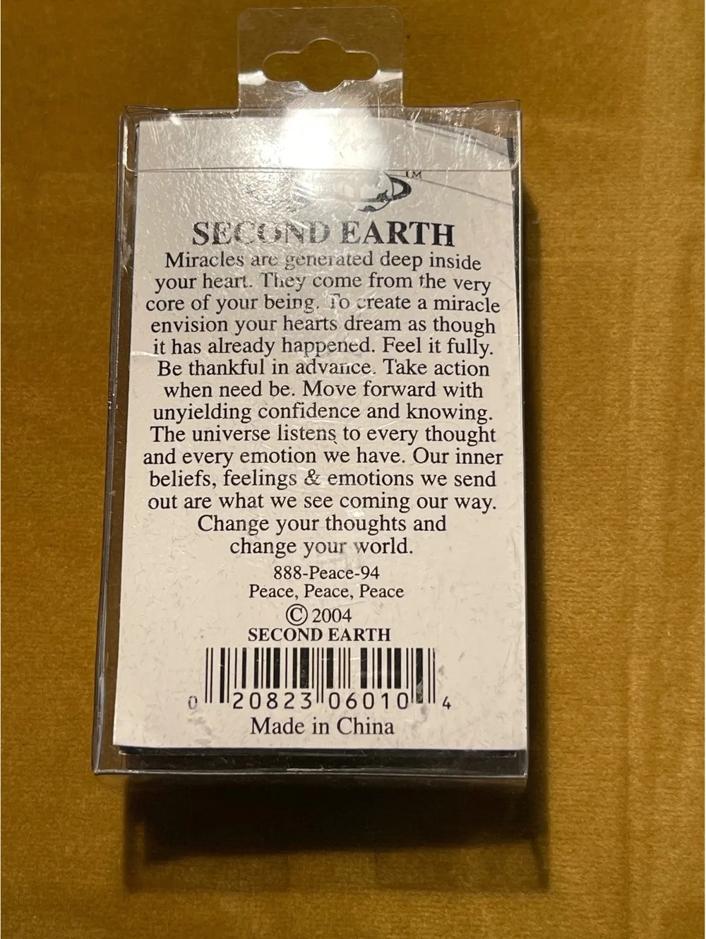Second Earth October Birthstone Guardian Angel Pin